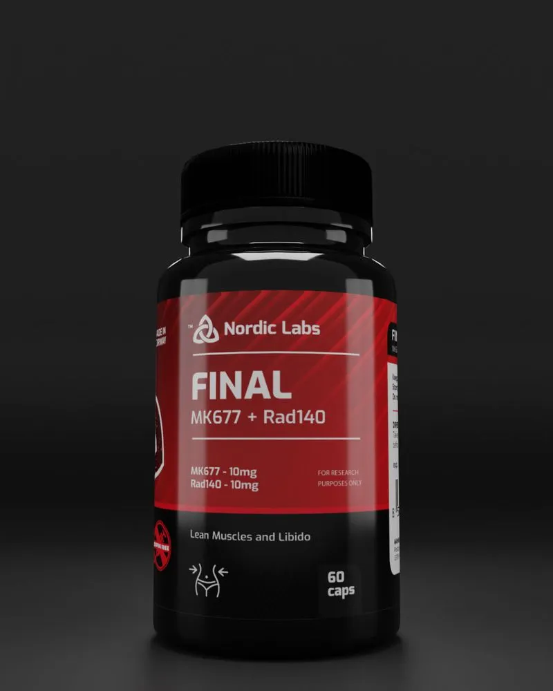 Nordic Labs Final
MK-677 + RAD-140 | 60 Capsules