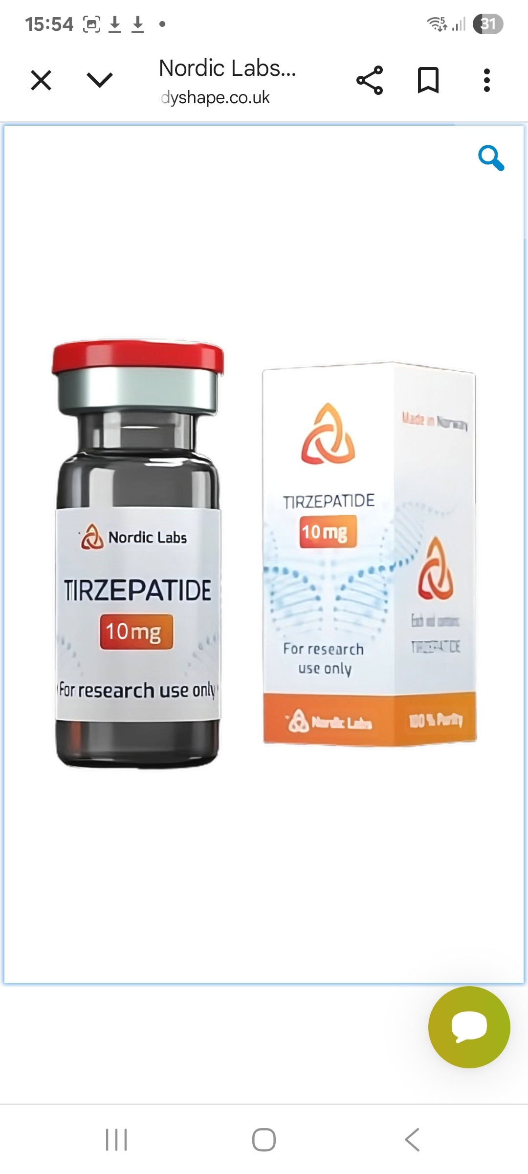 Nordic Labs Tirzepatide 10mg | Peptides